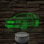 Audi A4 B6 (Sedan) – 7 színű, színváltós 3D LED lámpa