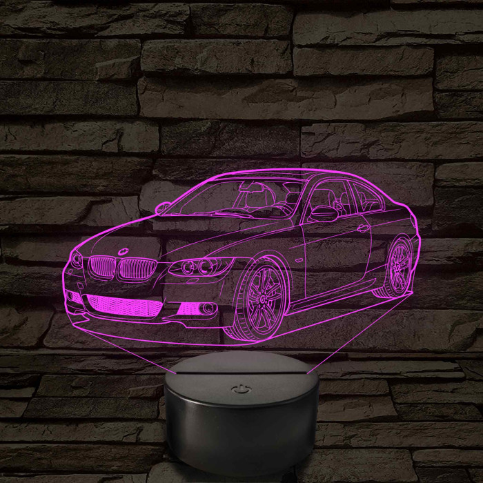 BMW E92 kupé – 7 színű, színváltós LED lámpa