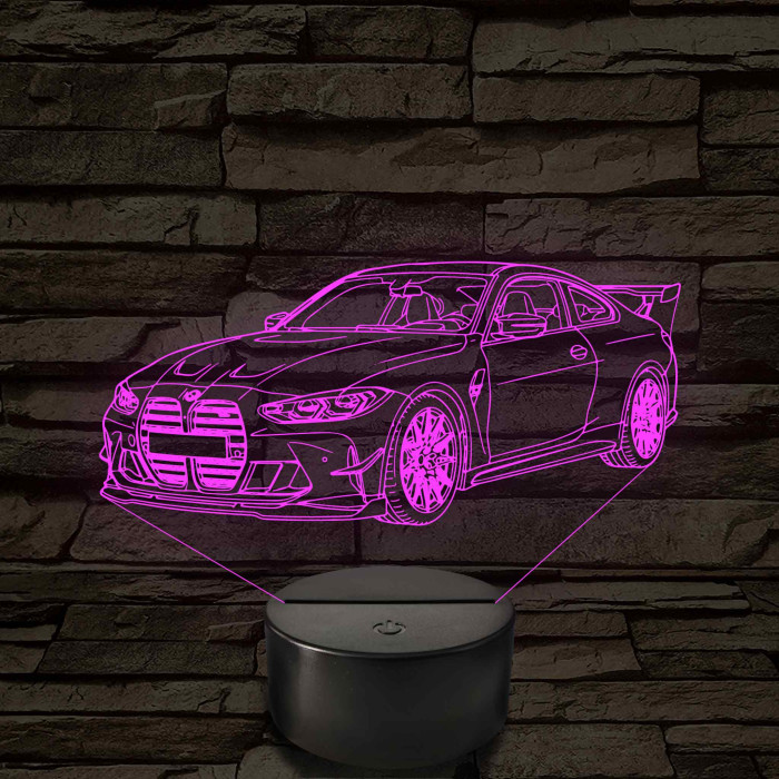 2025 G82 M4 LCI kupé – 7 színű, színváltós LED lámpa