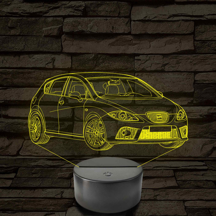 Seat Leon 2008 – 7 színű, színváltós LED lámpa