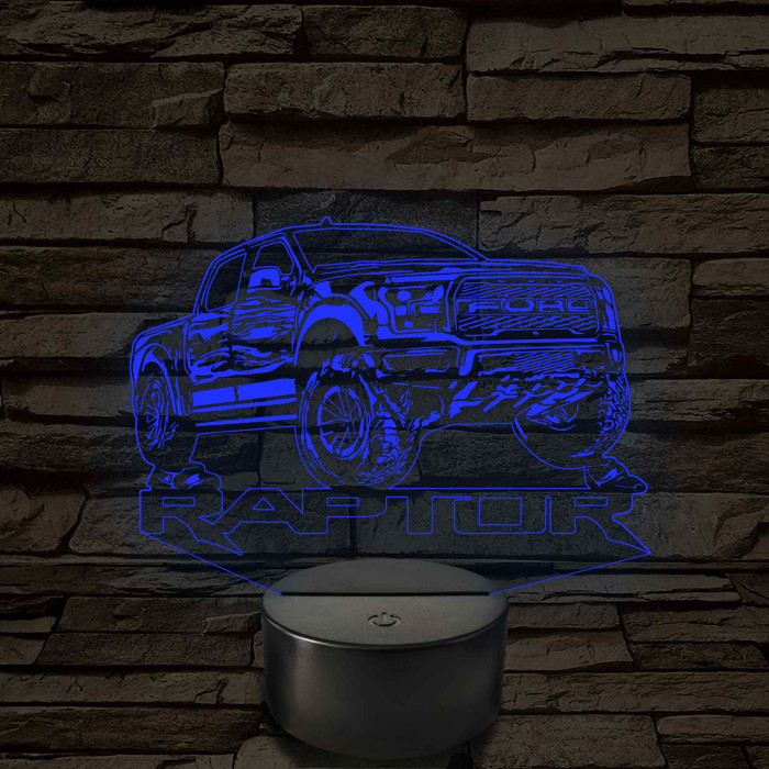 Ford Raptor – 7 színű, színváltós LED lámpa