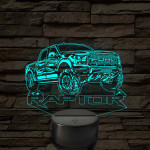 Ford Raptor – 7 színű, színváltós LED lámpa