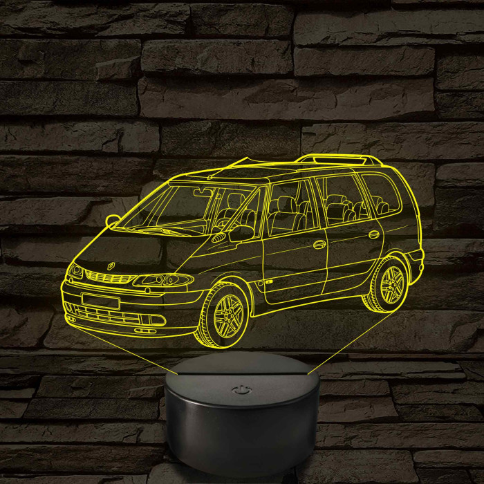 Renault Espace III – 7 színű, színváltós LED lámpa