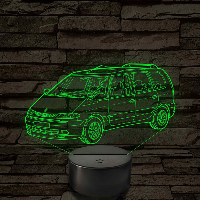 Renault Espace III – 7 színű, színváltós LED lámpa