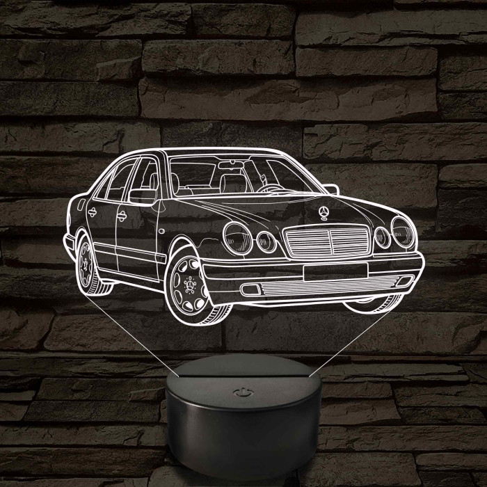 Mercedes W210 E-Class – 7 színű, színváltós 3D LED lámpa