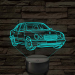 Mercedes W210 E-Class – 7 színű, színváltós 3D LED lámpa