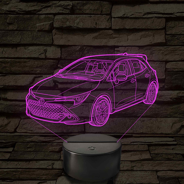 2023 Toyota Corolla – 7 színű, színváltós LED lámpa