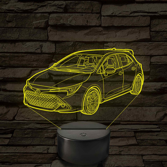 2023 Toyota Corolla – 7 színű, színváltós LED lámpa