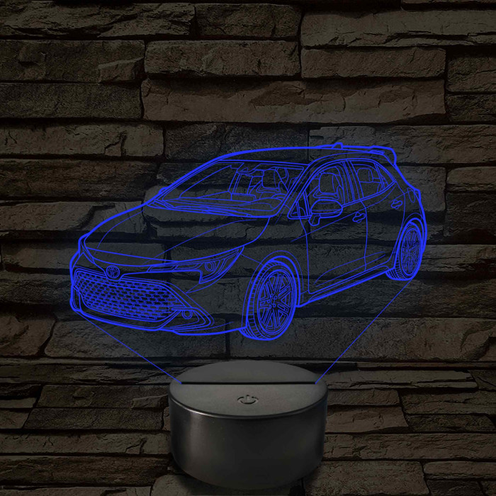 2023 Toyota Corolla – 7 színű, színváltós LED lámpa