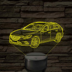 Mazda 6 Kombi – 7 színű, színváltós LED lámpa