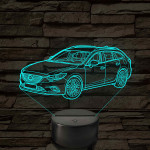 Mazda 6 Kombi – 7 színű, színváltós LED lámpa