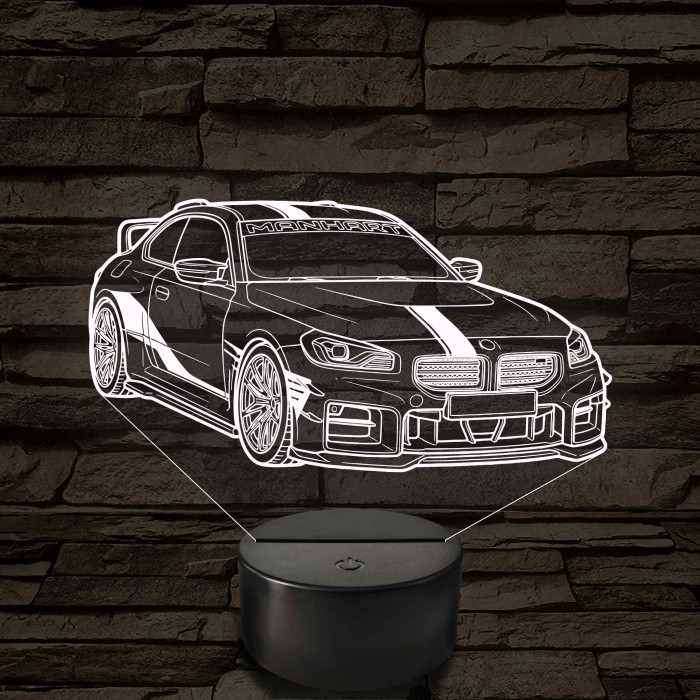 Tuningolt BMW G87 M2 – 7 színű, színváltós LED lámpa