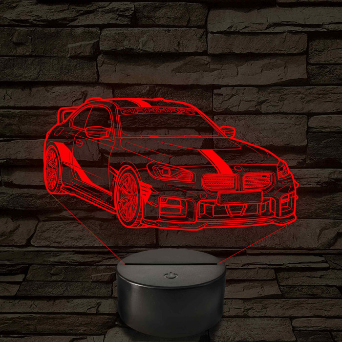 Tuningolt BMW G87 M2 – 7 színű, színváltós LED lámpa