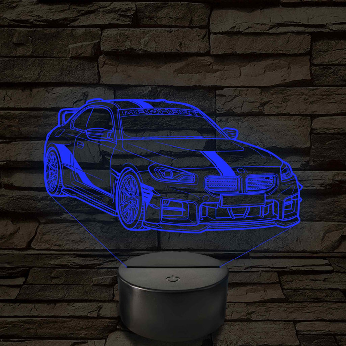 Tuningolt BMW G87 M2 – 7 színű, színváltós LED lámpa