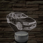 VW Jetta 6 TSI – 7 színű, színváltós LED lámpa