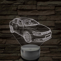 VW Jetta 6 TSI – 7 színű, színváltós LED lámpa