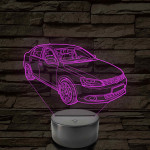VW Jetta 6 TSI – 7 színű, színváltós LED lámpa