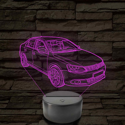 VW Jetta 6 TSI – 7 színű, színváltós LED lámpa