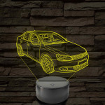 VW Jetta 6 TSI – 7 színű, színváltós LED lámpa