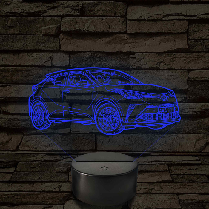 Toyota C-HR – 7 színű, színváltós LED lámpa