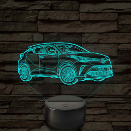 Toyota C-HR – 7 színű, színváltós LED lámpa