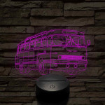 Ikarus 55 Bözsi busz – 7 színű, színváltós 3D LED lámpa