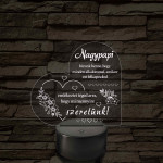 Nagypapi - 7 színű, színváltós 3D led lámpa