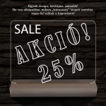 Leárazás, Sale, Akció 20 cm fa talppal 7 színű 3D led lámpa