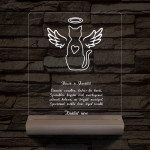 Házi kedvenc Emlékére egyedi beírós személyre szabott fatalppal 7 színű 3D led lámpa
