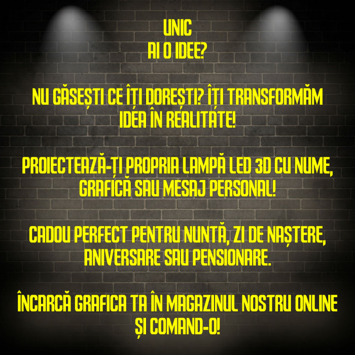Proiectează-ți propria lampă unică!