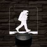 Holdséta 7 színű valósághű 3D led lámpa
