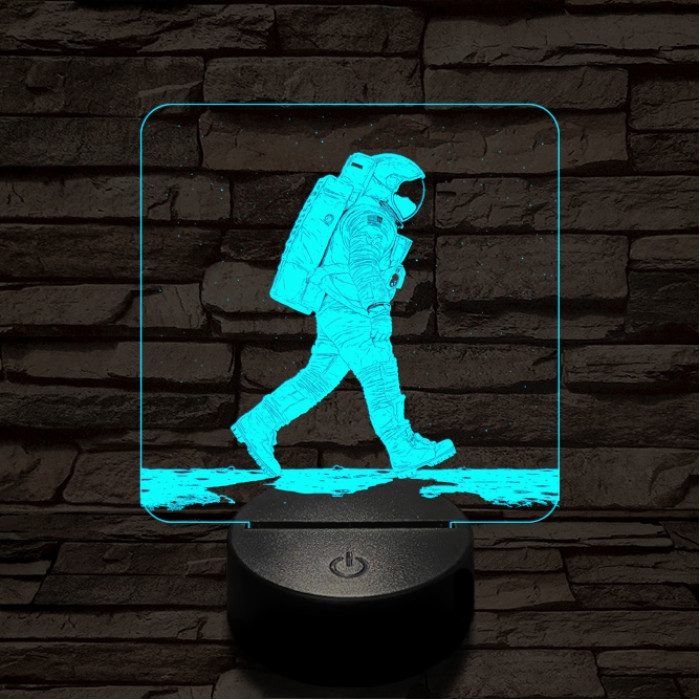 Holdséta 7 színű valósághű 3D led lámpa