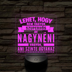 Lehet, hogy nem vagyok szuperhős, de nagynéni vagyok – 7 színű, színváltós LED lámpa