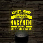 Lehet, hogy nem vagyok szuperhős, de nagynéni vagyok – 7 színű, színváltós LED lámpa