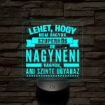 Lehet, hogy nem vagyok szuperhős, de nagynéni vagyok – 7 színű, színváltós LED lámpa