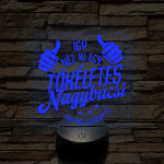 Tökéletes nagybácsi – 7 színű, színváltós LED lámpa