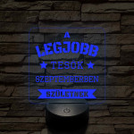 A legjobb tesók – 7 színű színváltós 3D LED lámpa
