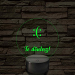Te döntesz - 7 színű, színváltós  3D led lámpa