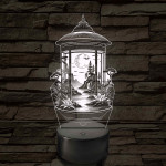 Lampion tájkép – 7 színű, színváltós 3D LED lámpa