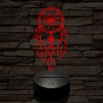 Álomfogó 7 színű 3D led lámpa