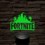 Fortnite videójáték 7 színű 3D led lámpa