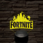 Fortnite videójáték 7 színű 3D led lámpa