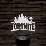 Fortnite videójáték 7 színű 3D led lámpa