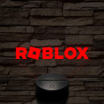 Roblox logo 7 színű 3D led lámpa