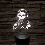 Call of Duty Ghost Simon 7 színű 3D led lámpa