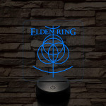 Elden Ring logó 7 színű 3D led lámpa