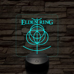 Elden Ring logó 7 színű 3D led lámpa