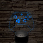 Kontroller Xbox Series X  7 színű 3D led lámpa