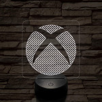 Xbox logó jel  7 színű 3D led lámpa