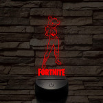 Fortnite Cuddle Team Leader 7 színű 3D led lámpa